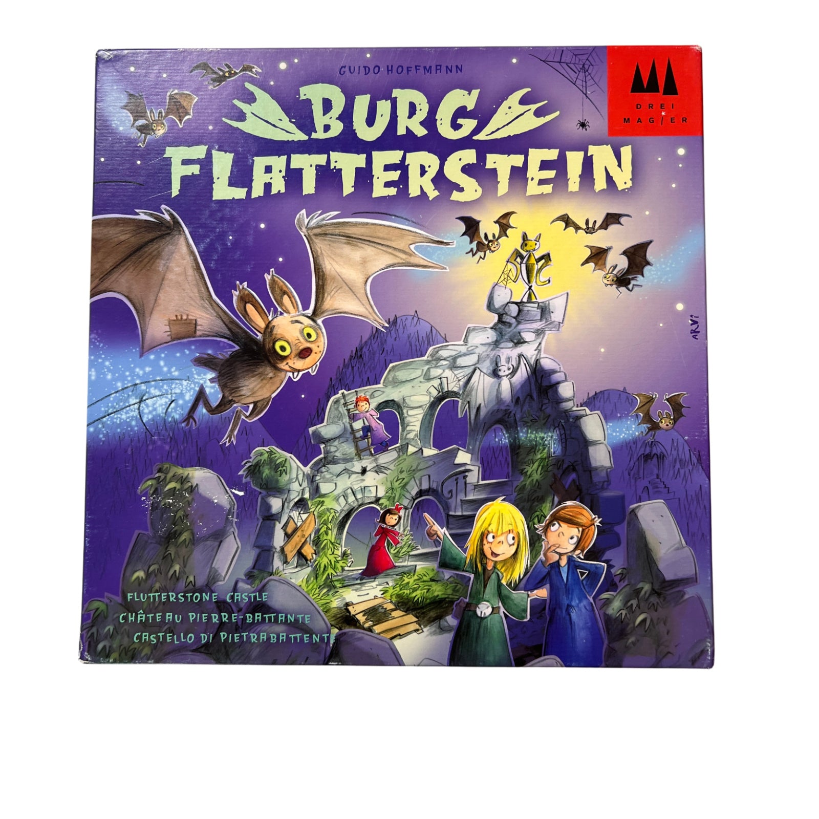 Burg Flatterstein Drei Magier Spiele Brettspiel – SKU A14300 – Gesellschaftsspiel gebraucht kaufen bei Brettspielimperium