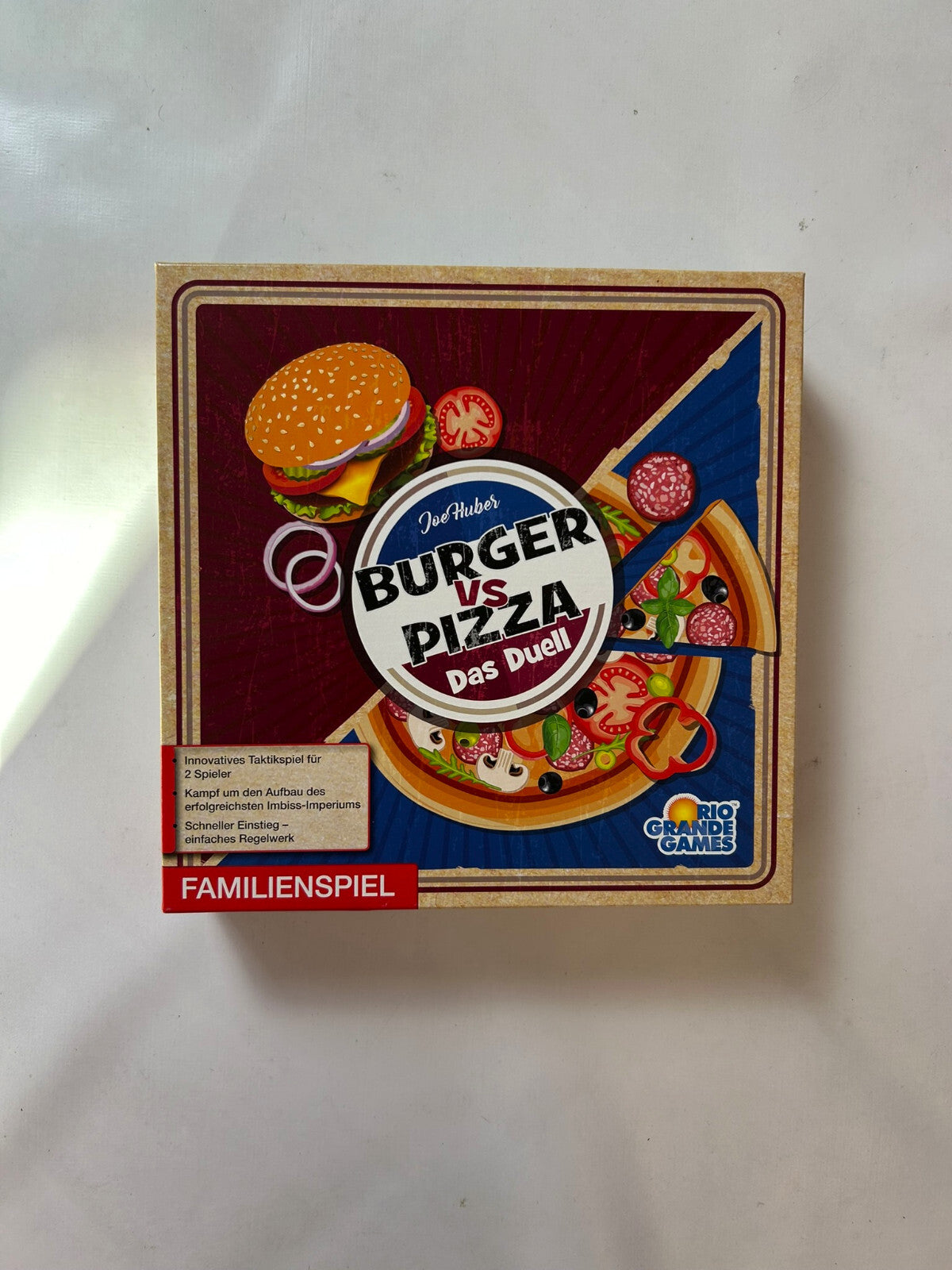 Burger vs. Pizza - Rio Grande Games - Vollständig - Ansicht 2