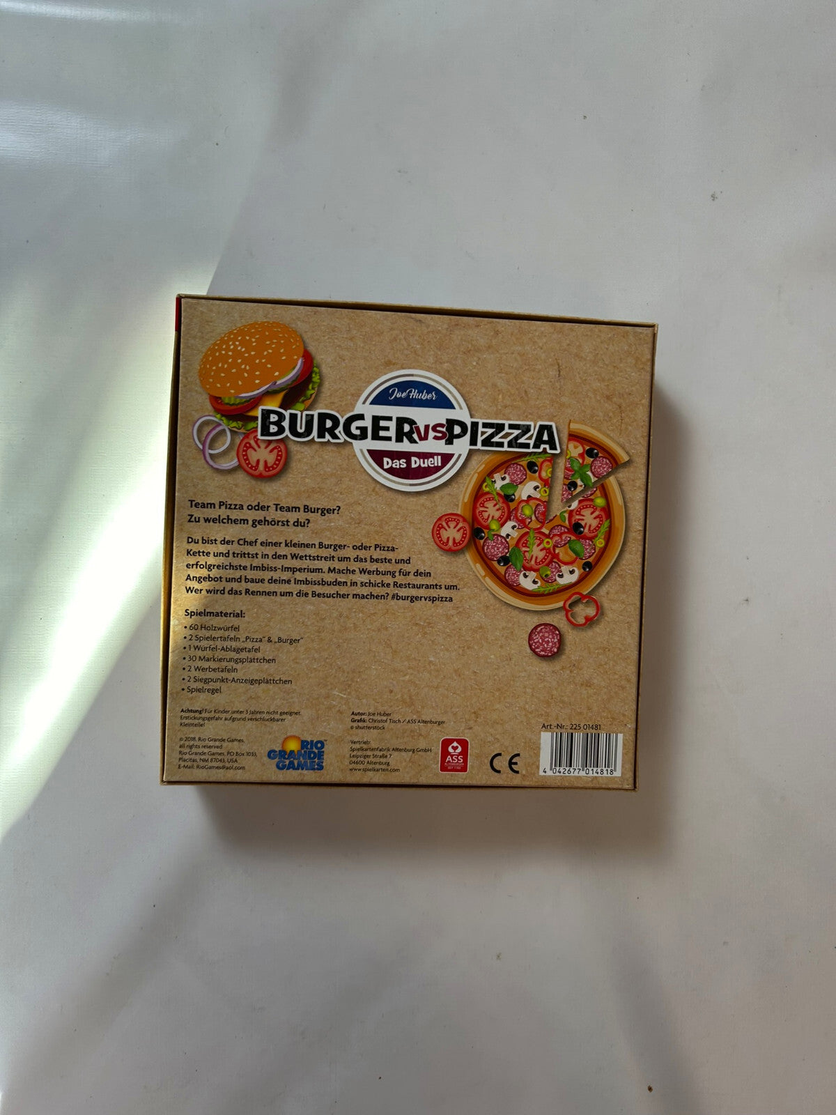 Burger vs. Pizza - Rio Grande Games - Vollständig - Ansicht 8