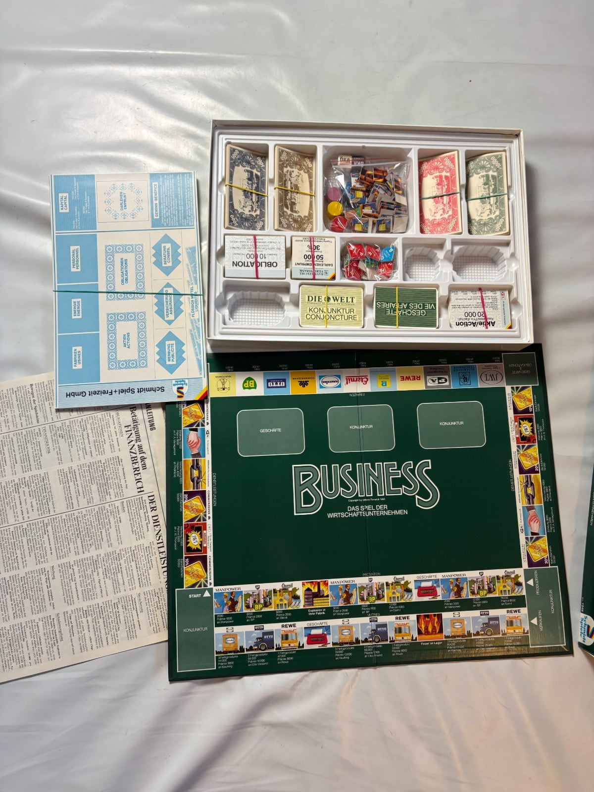 Business Das Spiel der Wirtschaftsunternehmen Schmidt 1983  Vollständig - Ansicht 6