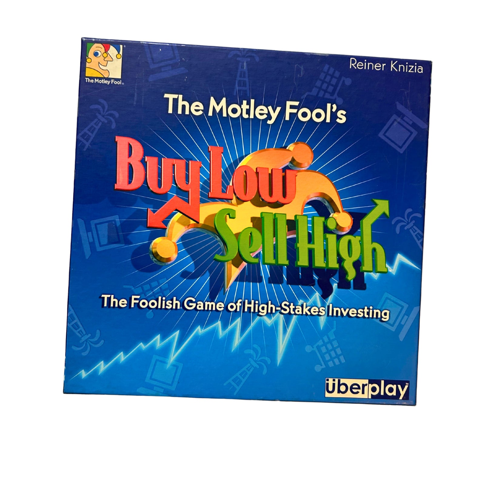 Buy low Sell high The Motley Fool's Überplay Brettspiel englisch – SKU A11545 – Gesellschaftsspiel gebraucht kaufen bei Brettspielimperium