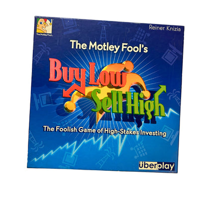 Buy low Sell high The Motley Fool's Überplay Brettspiel englisch – SKU A11545 – Gesellschaftsspiel gebraucht kaufen bei Brettspielimperium