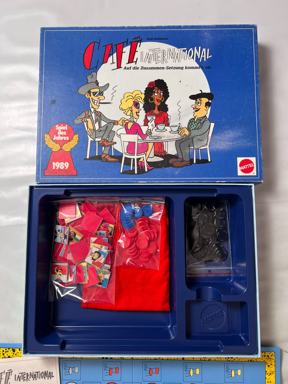 Café International - Brettspiel von Mattel - Vollständig - Ansicht 3