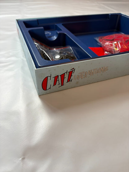 Café International - Brettspiel von Mattel - Vollständig Brett Karton Fleckig - Ansicht 14