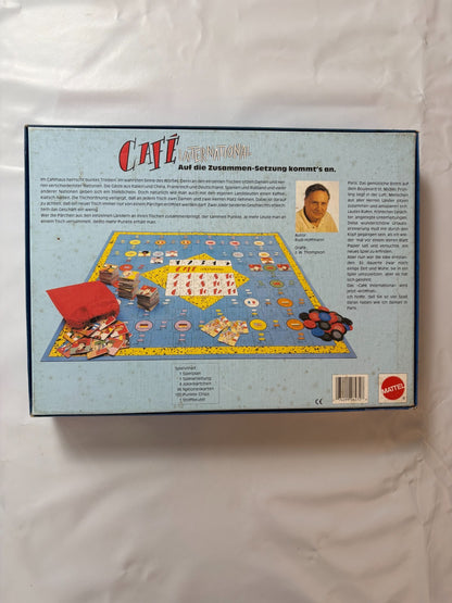 Café International - Brettspiel von Mattel - Vollständig Brett Karton Fleckig - Ansicht 15