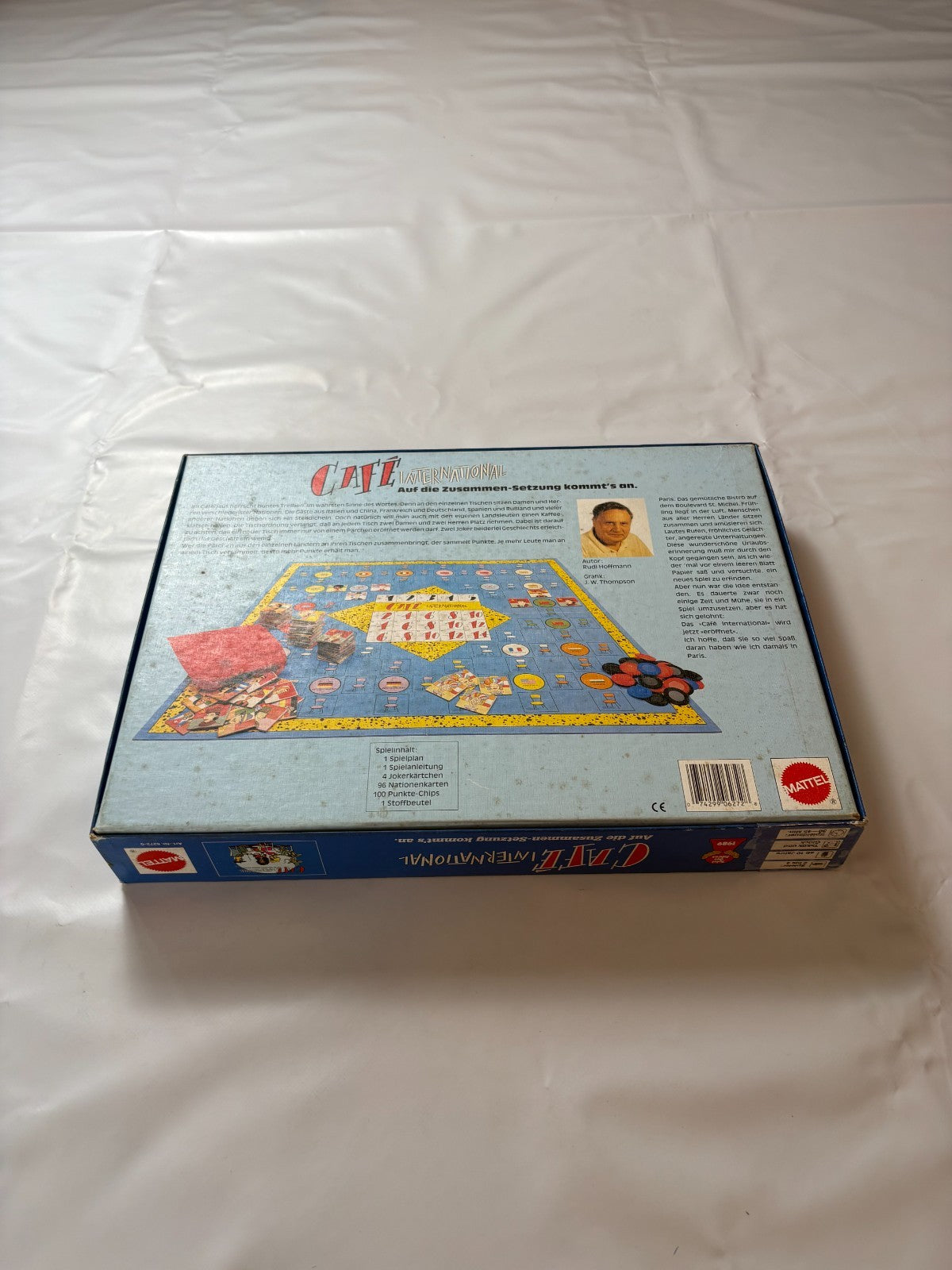 Café International - Brettspiel von Mattel - Vollständig Brett Karton Fleckig - Ansicht 16