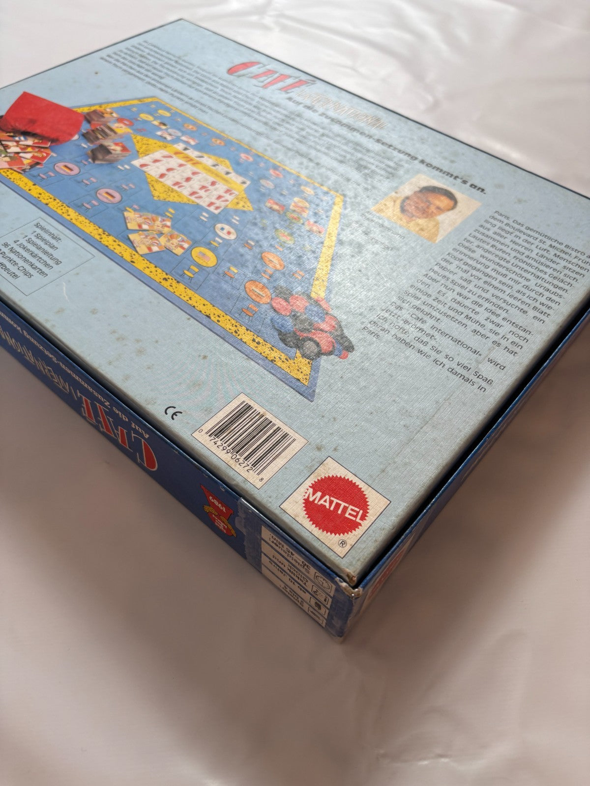Café International - Brettspiel von Mattel - Vollständig Brett Karton Fleckig - Ansicht 17