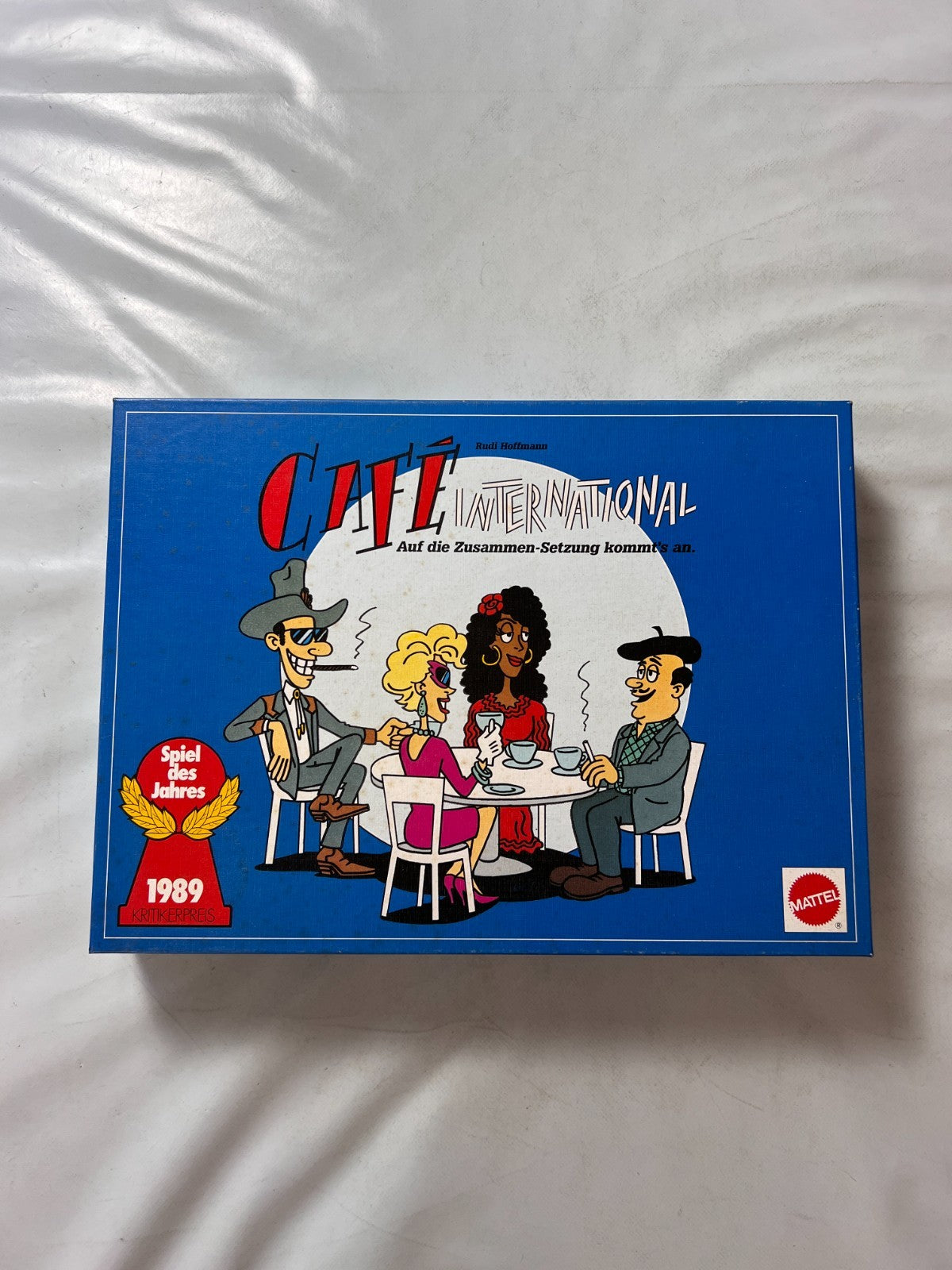 Café International - Brettspiel von Mattel - Vollständig Brett Karton Fleckig - Ansicht 4