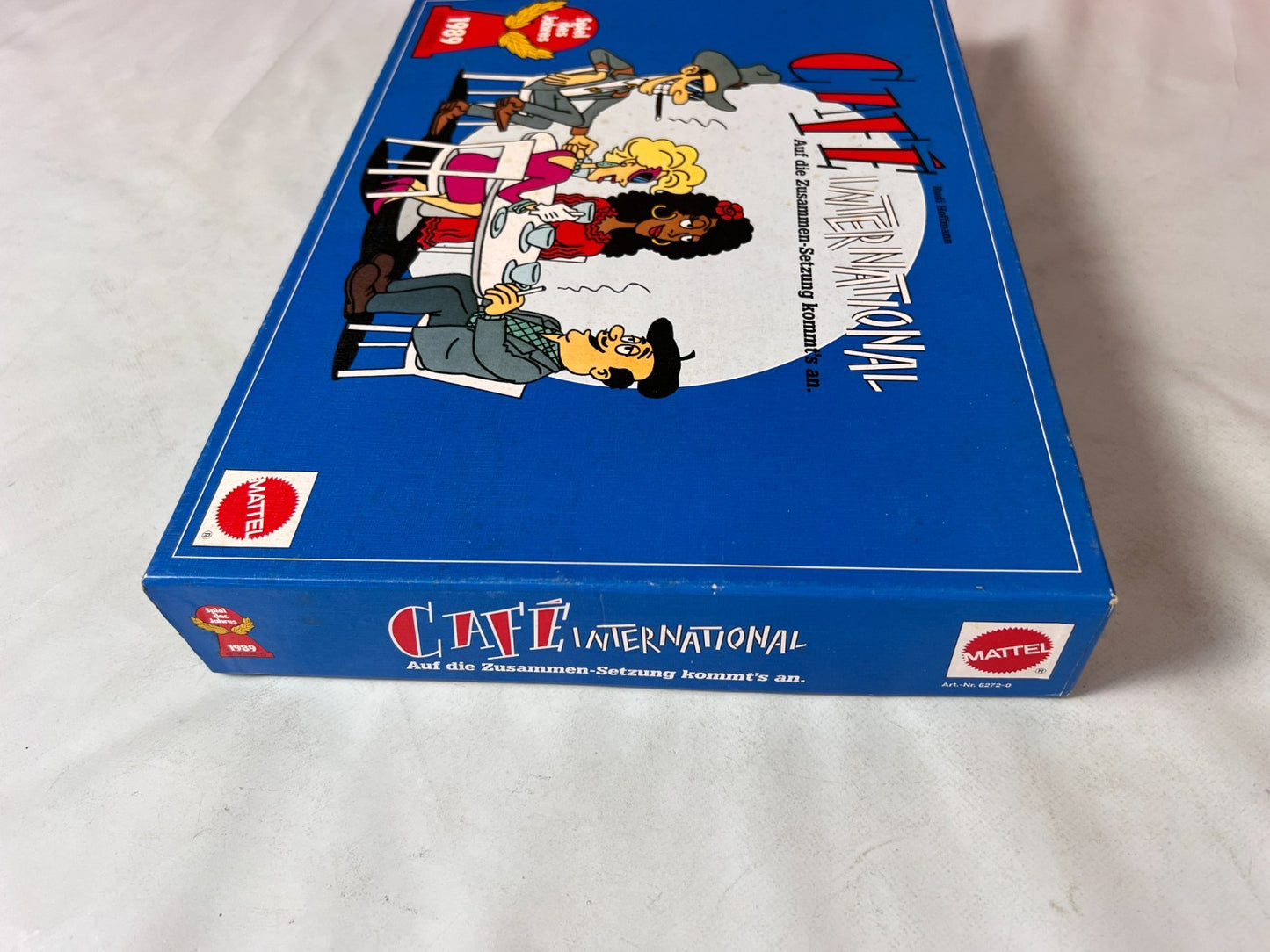 Café International - Brettspiel von Mattel - Vollständig Brett Karton Fleckig - Ansicht 7