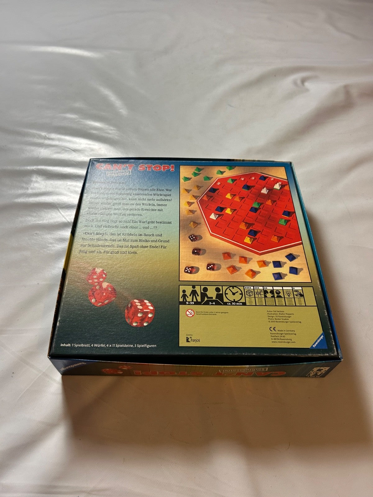 Can´t Stop ! Das Würfelspiel mit Suchtpotential   Ravensburger Vollständig - Ansicht 10