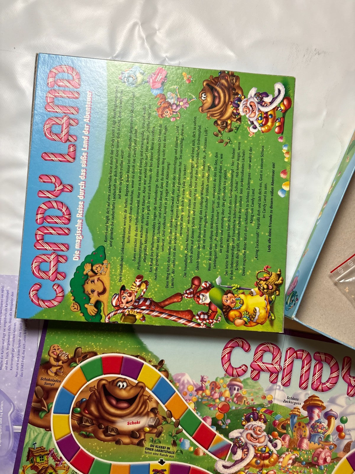 Candy Land Ab 3 Jahren MB Spiele und Hasbro 2005 Vollständig Brett gerissen - Ansicht 10