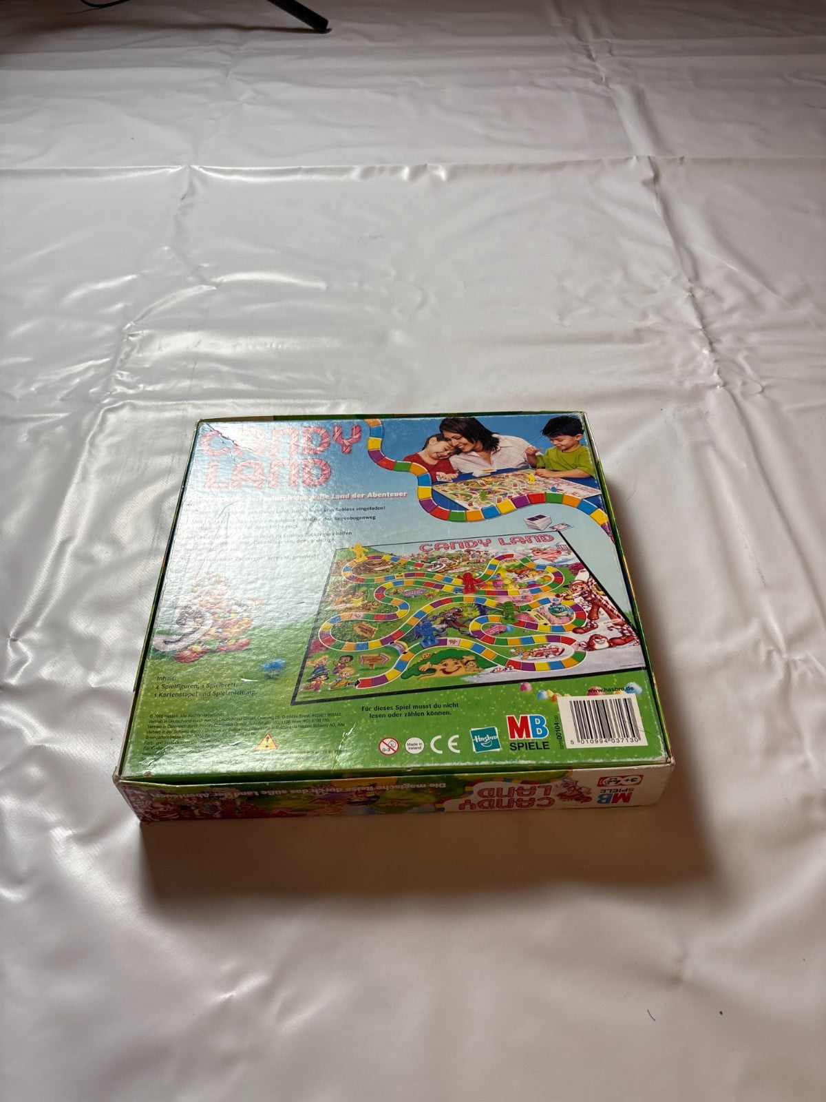 Candy Land Ab 3 Jahren MB Spiele und Hasbro 2005 Vollständig Brett gerissen - Ansicht 13
