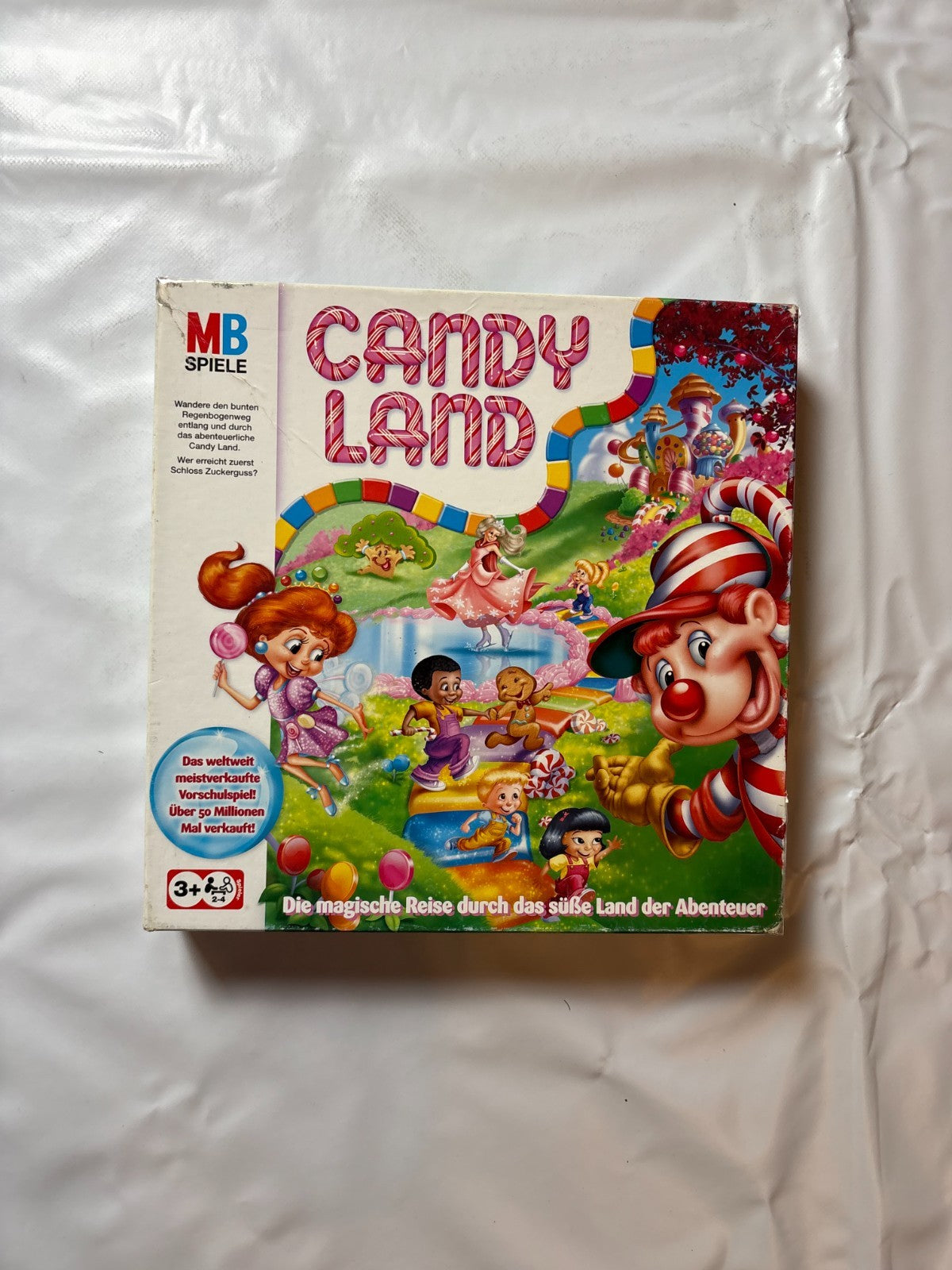 Candy Land Ab 3 Jahren MB Spiele und Hasbro 2005 Vollständig Brett gerissen - Ansicht 2