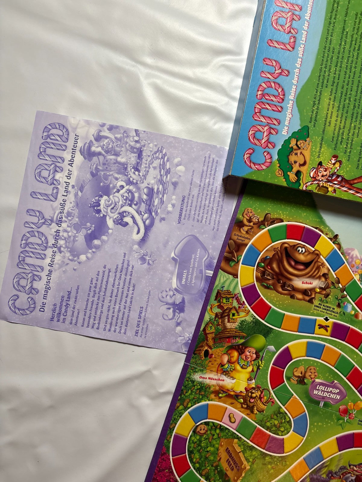 Candy Land Ab 3 Jahren MB Spiele und Hasbro 2005 Vollständig Brett gerissen - Ansicht 9
