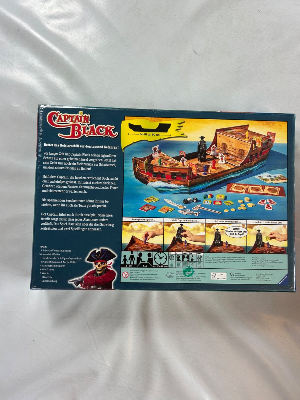 Captain Black Ravensburger Brettspiel Elektronik  Neu in Folie - Ansicht 6