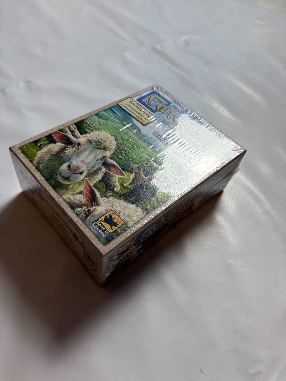 Carcassonne 9. Erweiterung Schafe und Hügel Hans Im Glück Gesellschaftsspiel Neu - Ansicht 4