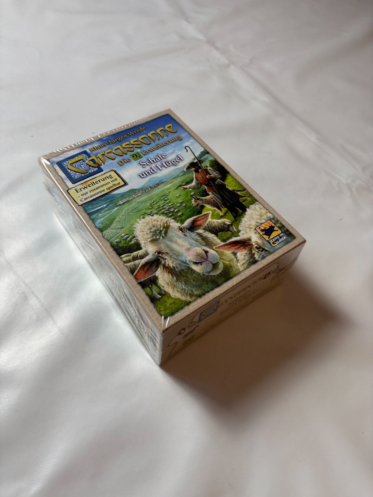 Carcassonne 9. Erweiterung Schafe und Hügel Hans Im Glück Gesellschaftsspiel Neu - Ansicht 5
