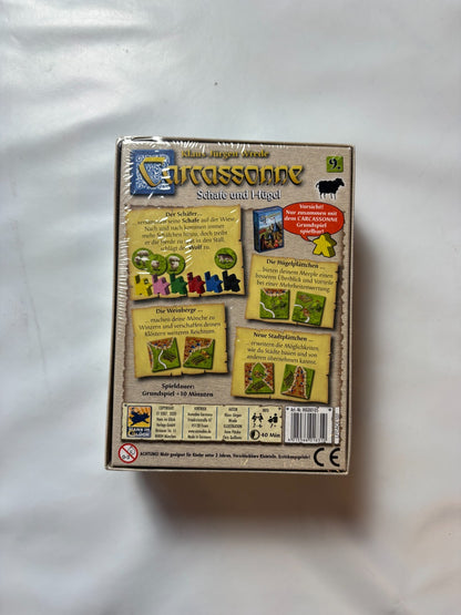 Carcassonne 9. Erweiterung Schafe und Hügel Hans Im Glück Gesellschaftsspiel Neu - Ansicht 6