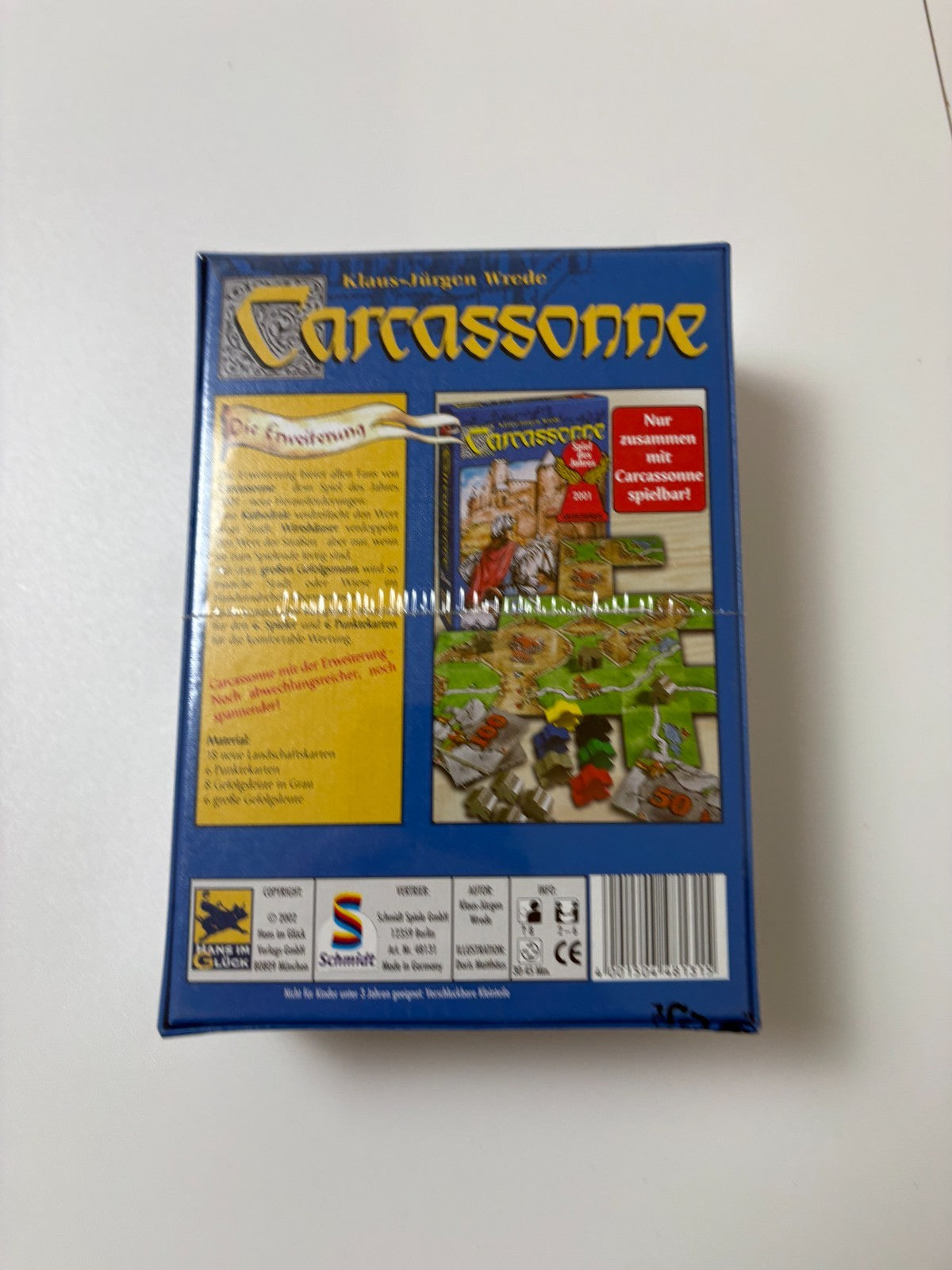 Carcassonne Die Erweiterung alte Version Hans im Glück - Neu in Folie - Ansicht 6