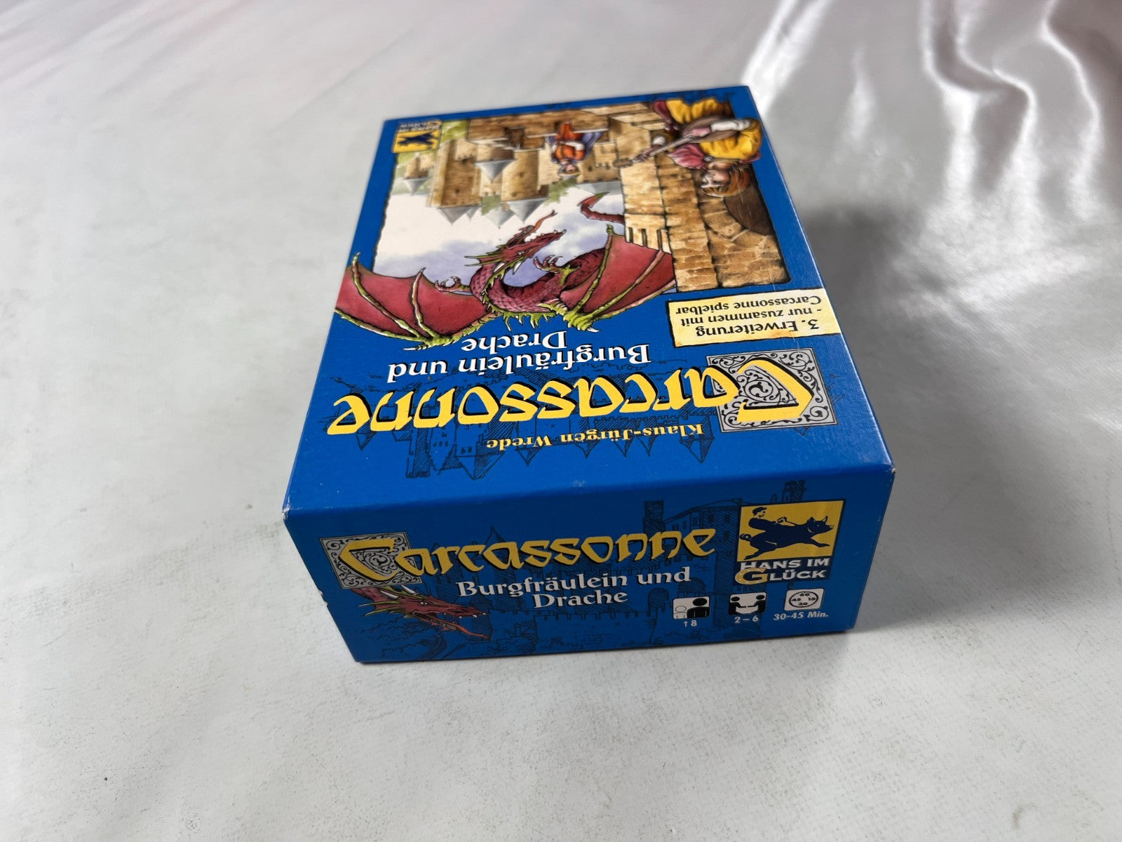 Carcassonne Erweiterung  Burgfräulein und Drache  Hans im Glück  Vollständig - Ansicht 6