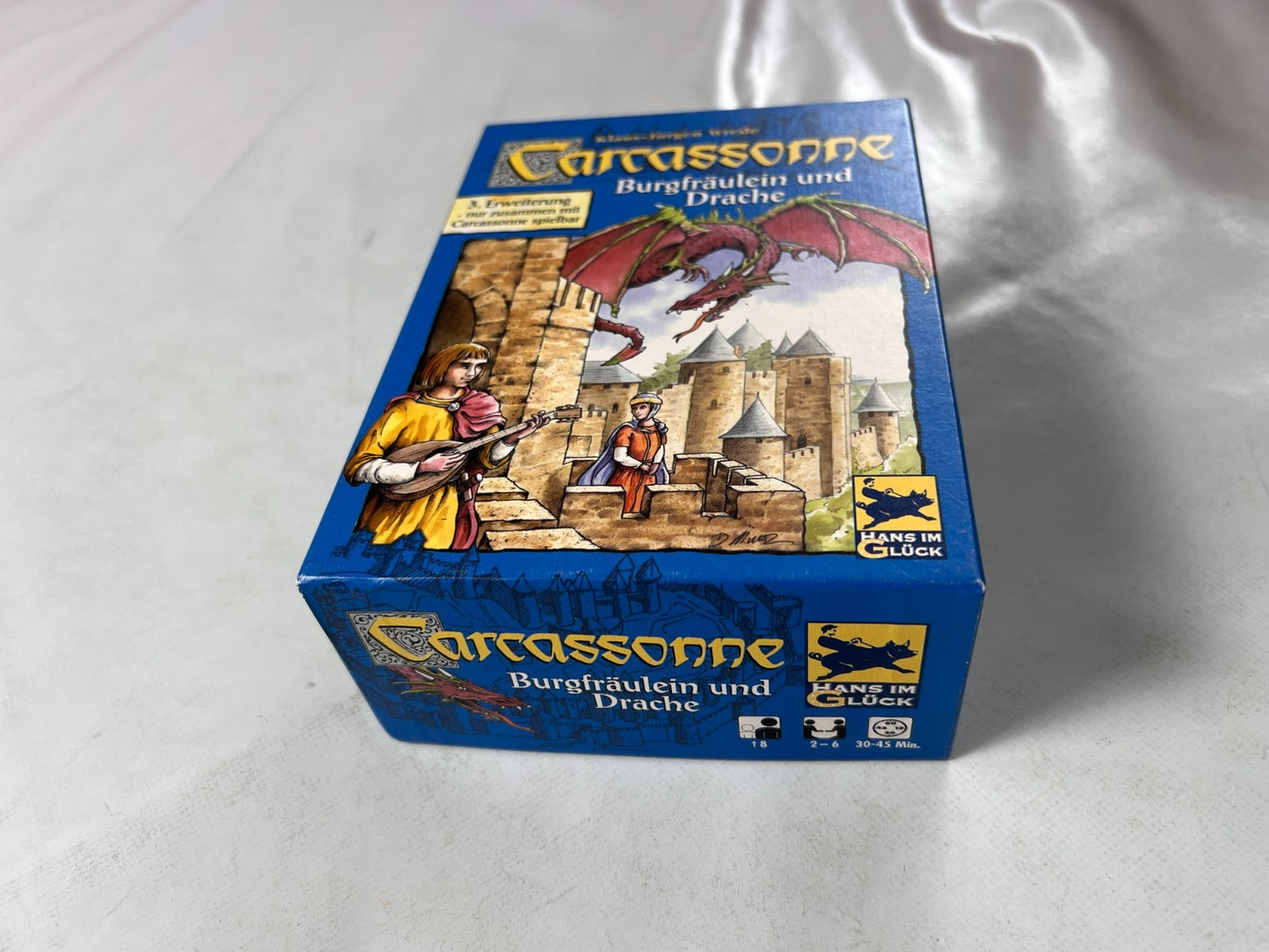 Carcassonne Erweiterung  Burgfräulein und Drache  Hans im Glück  Vollständig - Ansicht 8