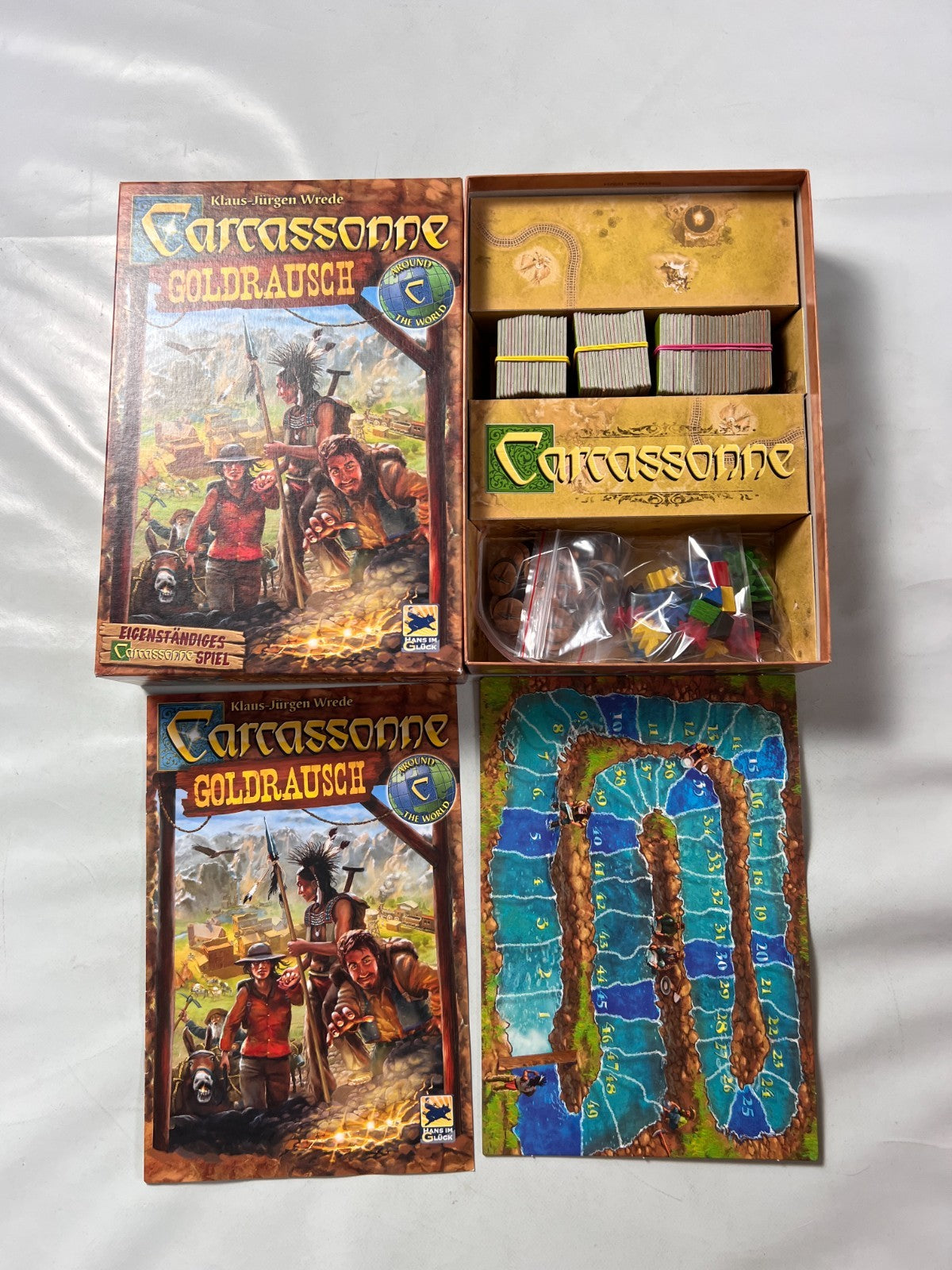 Carcassonne Goldrausch Brettspiel Hans im Glück  Vollständig - Ansicht 2