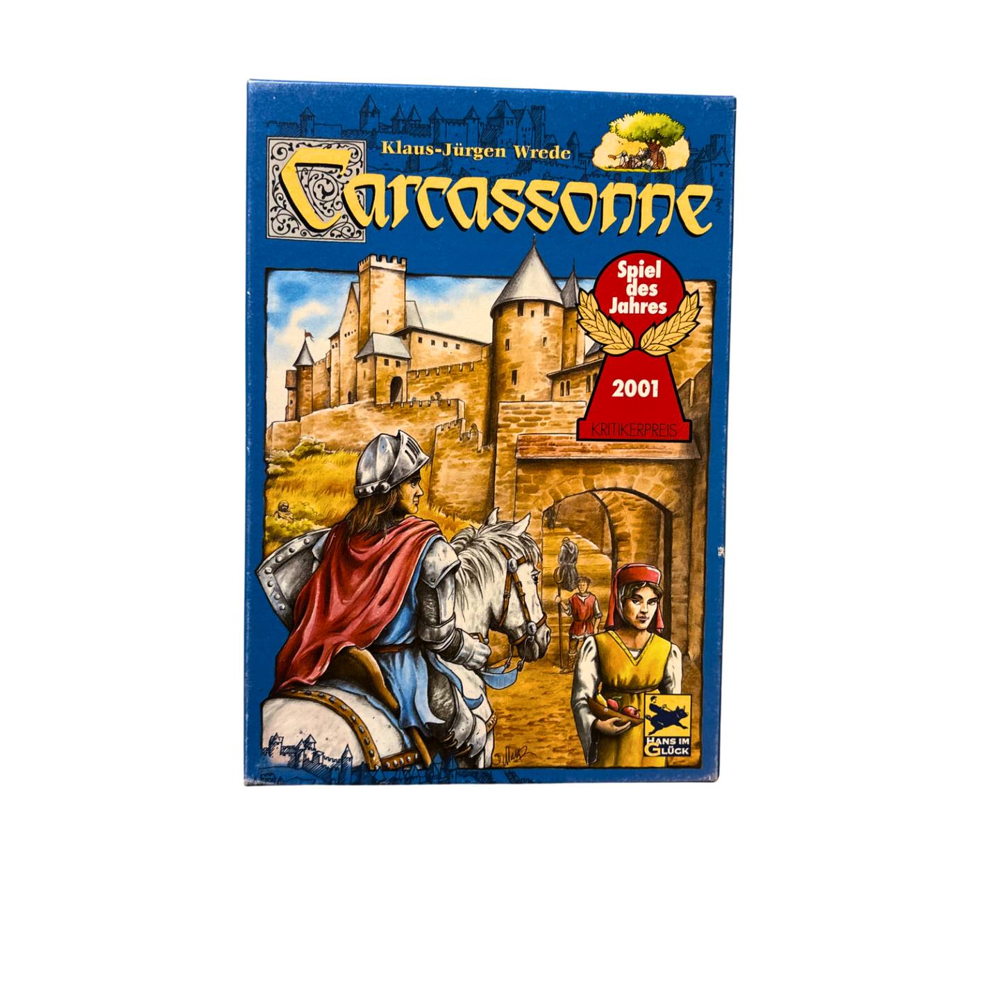 Carcassonne Hans im Glück2001 Altes Layout Legespiel Gesellschafts  Vollständig - Ansicht 1