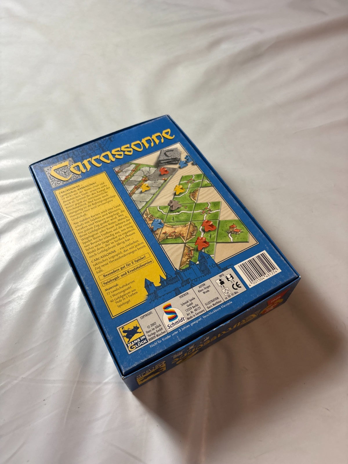 Carcassonne Hans im Glück2001 Altes Layout Legespiel Gesellschafts  Vollständig - Ansicht 11