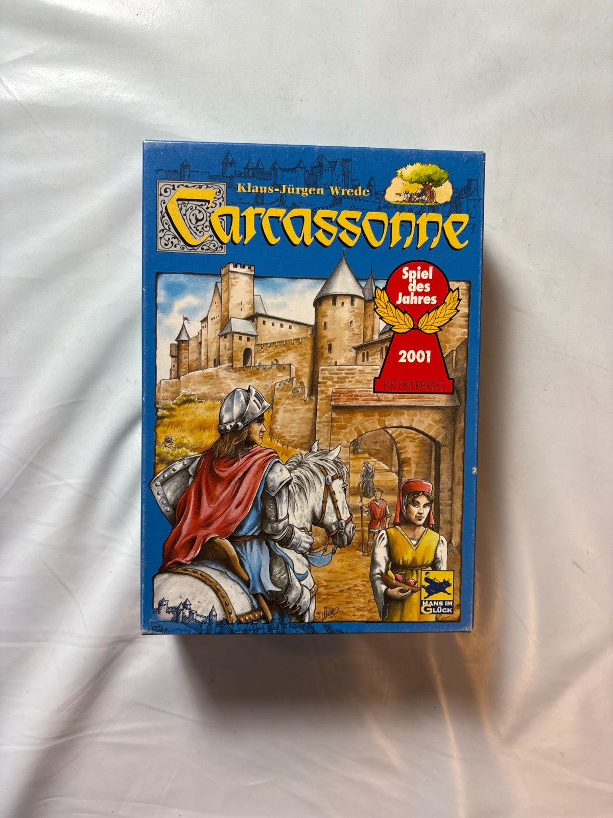 Carcassonne Hans im Glück2001 Altes Layout Legespiel Gesellschafts  Vollständig - Ansicht 2