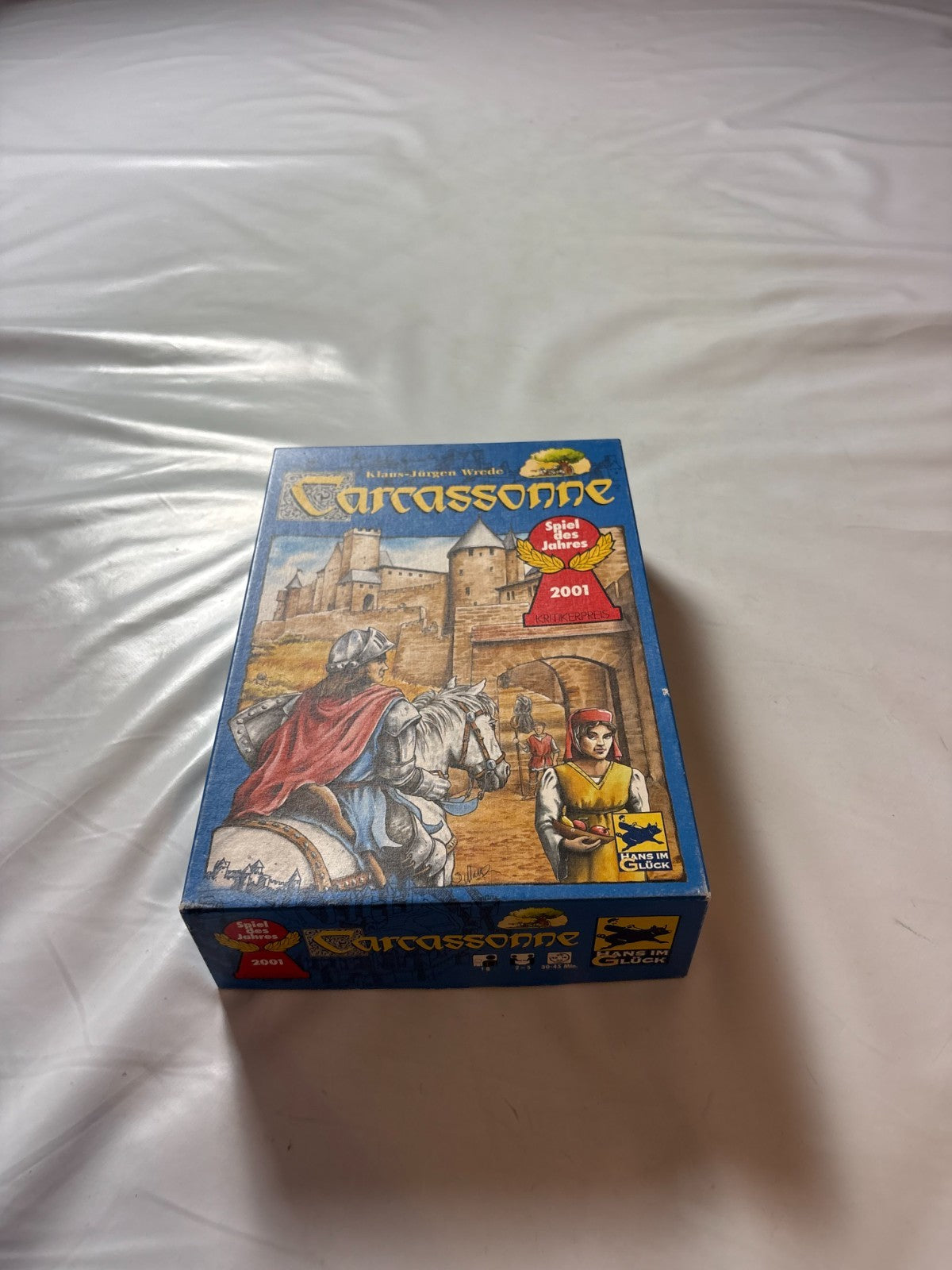 Carcassonne Hans im Glück2001 Altes Layout Legespiel Gesellschafts  Vollständig - Ansicht 3