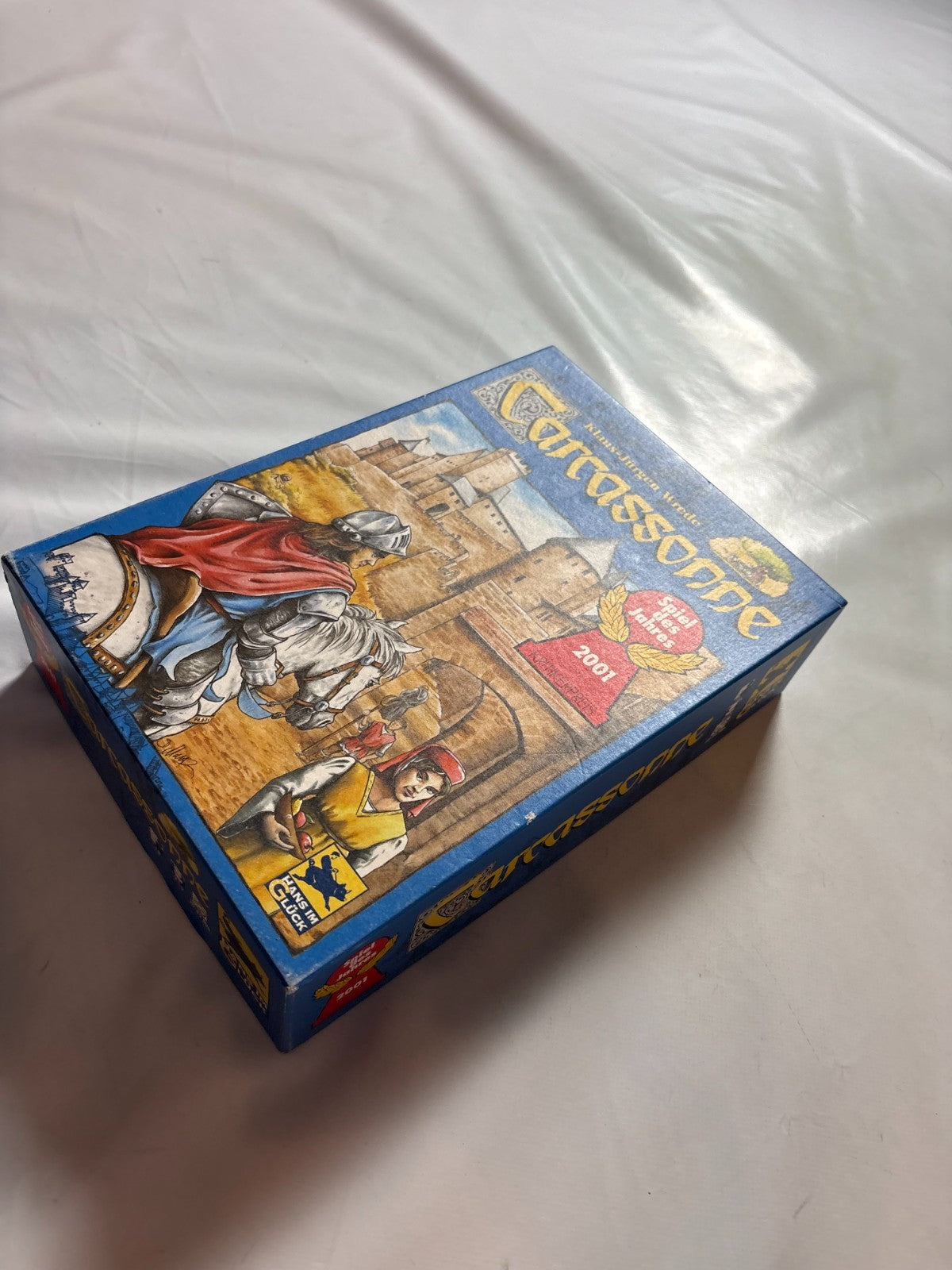 Carcassonne Hans im Glück2001 Altes Layout Legespiel Gesellschafts  Vollständig - Ansicht 4