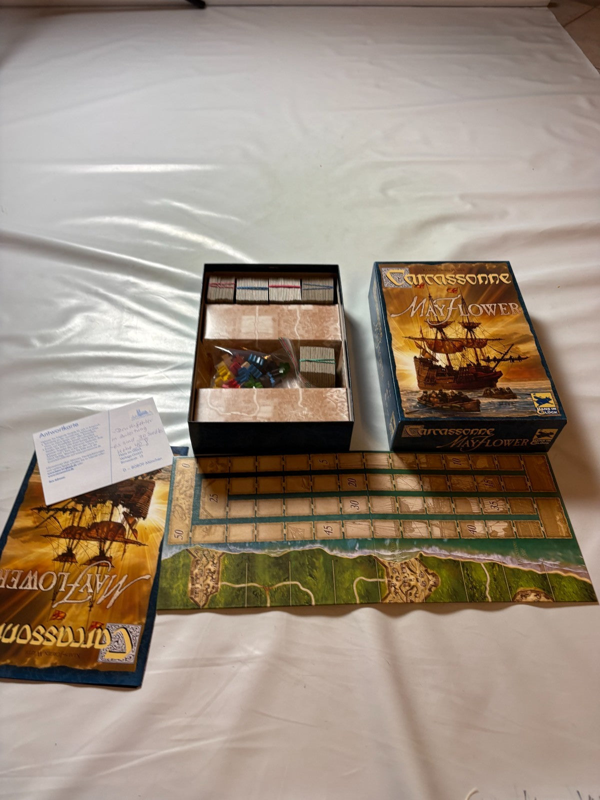 Carcassonne: Mayflower, Hans Jürgen Wrede Brettspiel  Vollständig - Ansicht 7