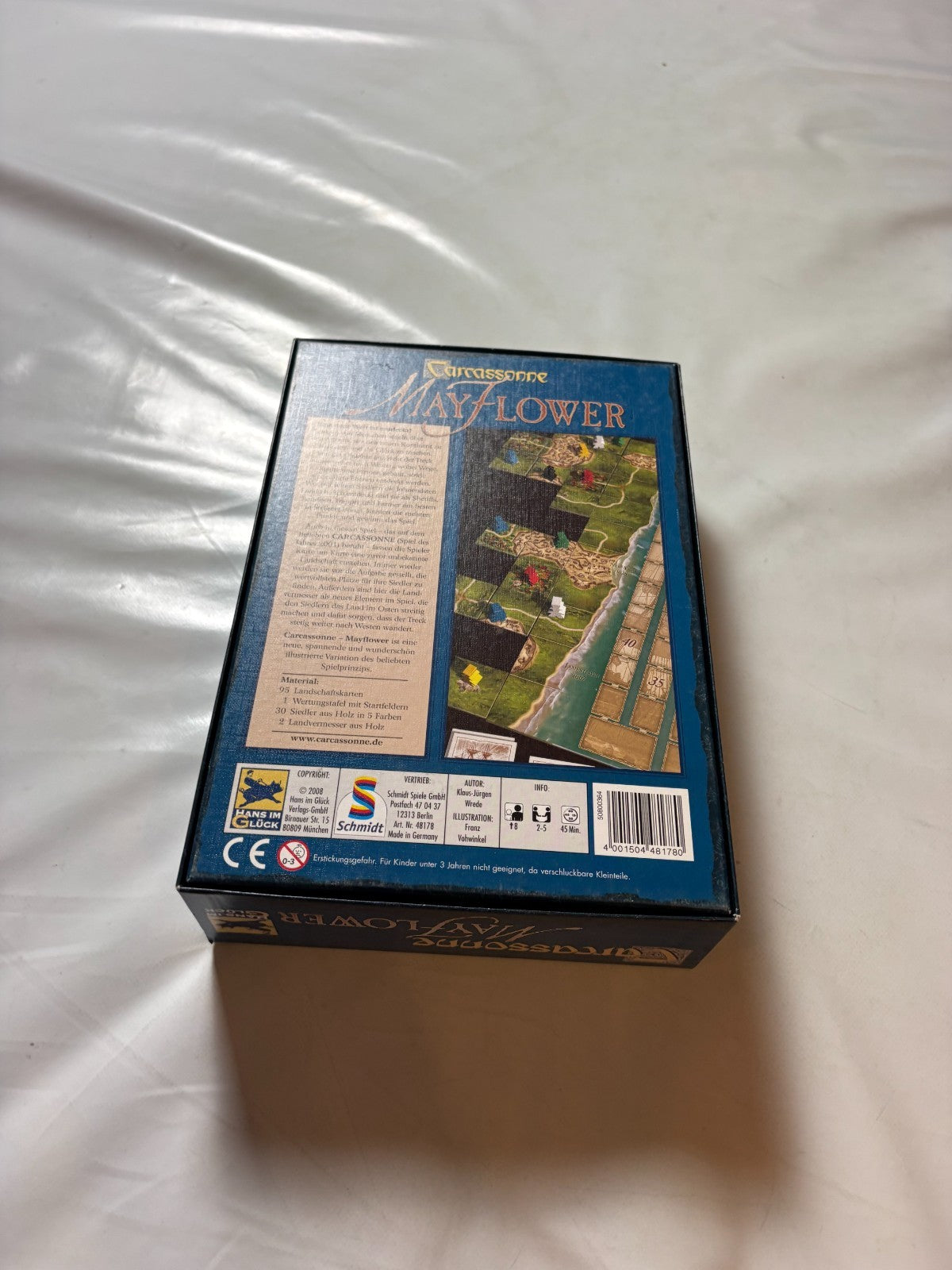 Carcassonne: Mayflower, Hans Jürgen Wrede Brettspiel  Vollständig - Ansicht 9