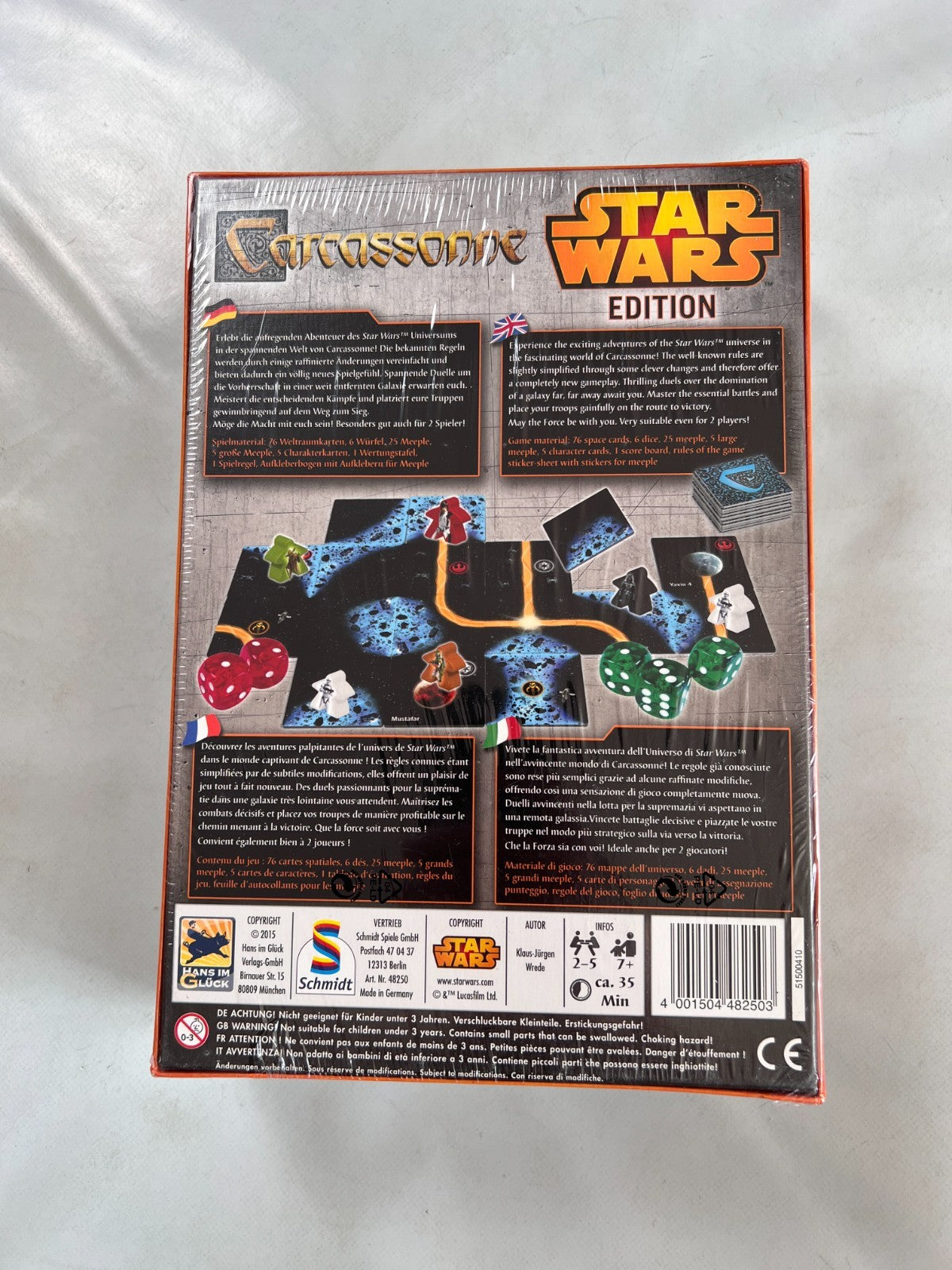 Carcassonne Star Wars Edition  Hans im Glück  Neu in Folie - Ansicht 7
