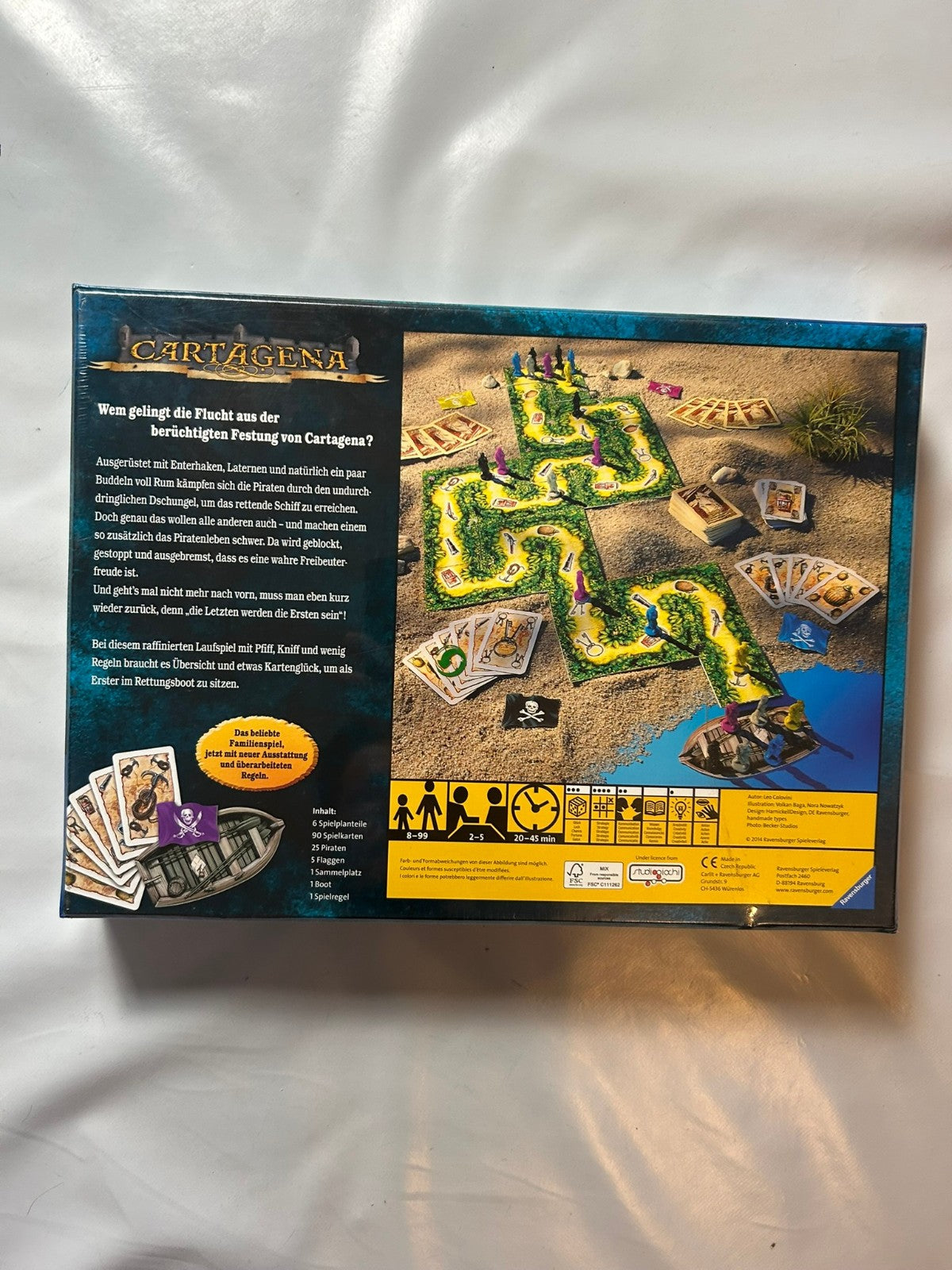 Cartagena Gesellschaftsspiel Ravensburger Festung Flucht Dschungel NEU in Folie - Ansicht 6