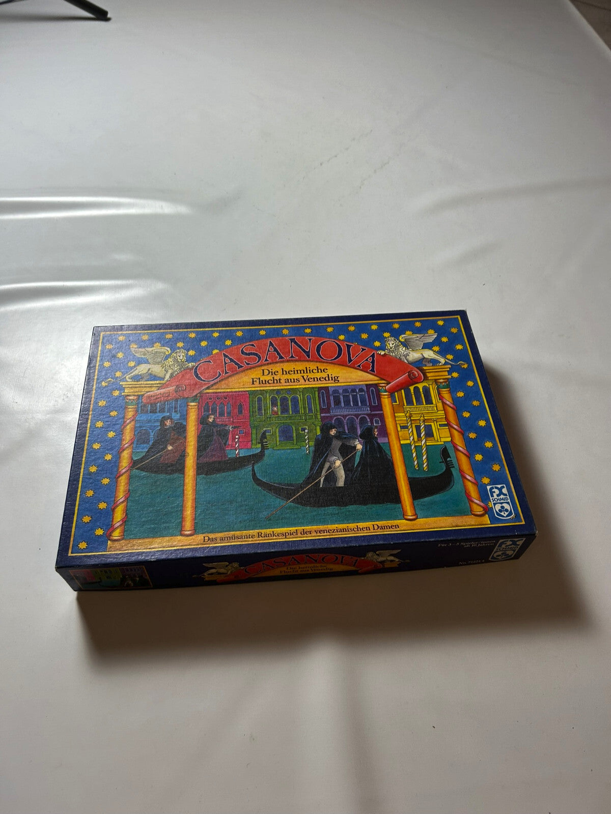 Casanova Die heimliche Flucht aus Venedig FX Schmid 90er Spiel - Vollständig - Ansicht 3