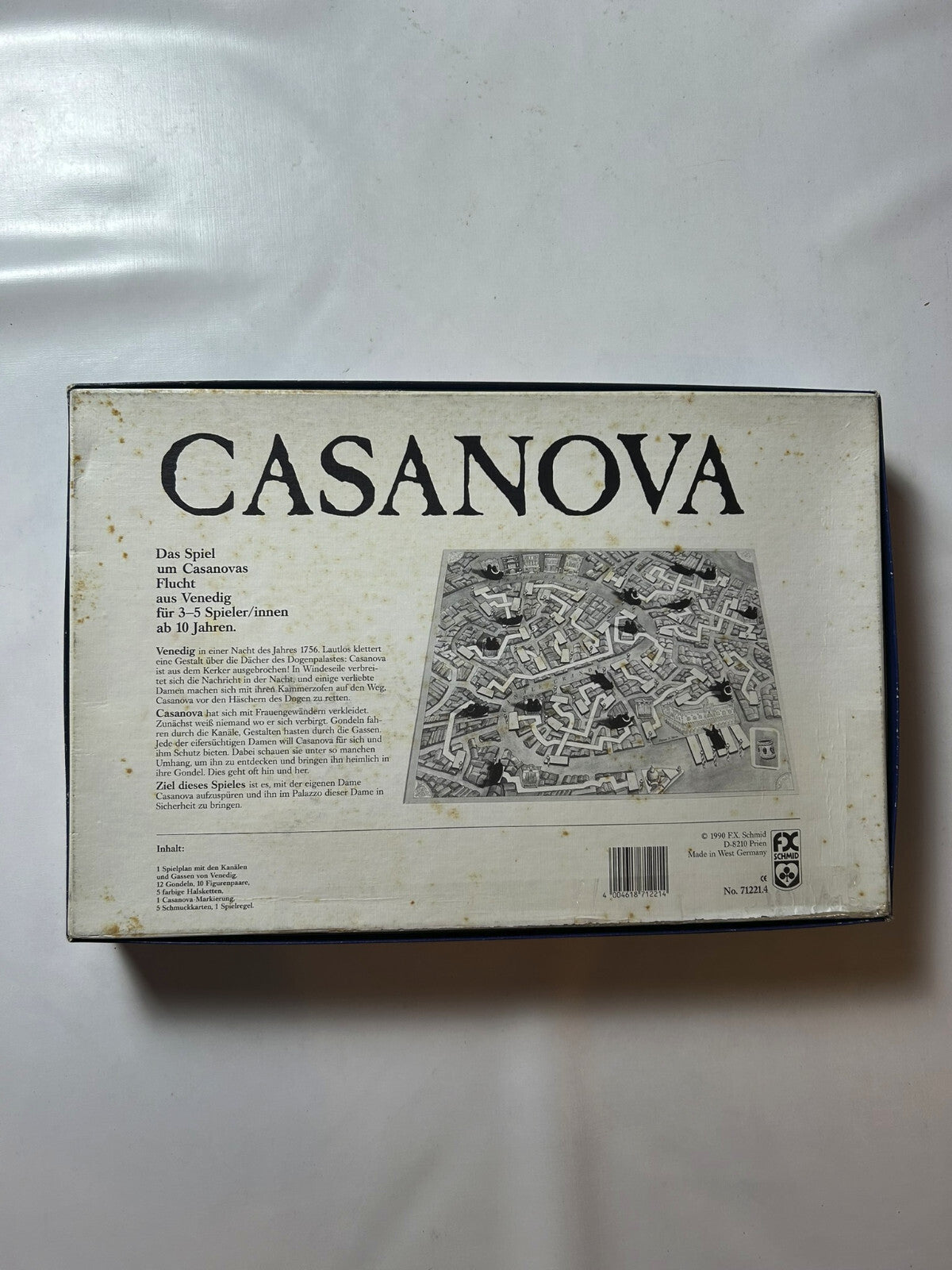 Casanova Die heimliche Flucht aus Venedig FX Schmid 90er Spiel - Vollständig - Ansicht 6