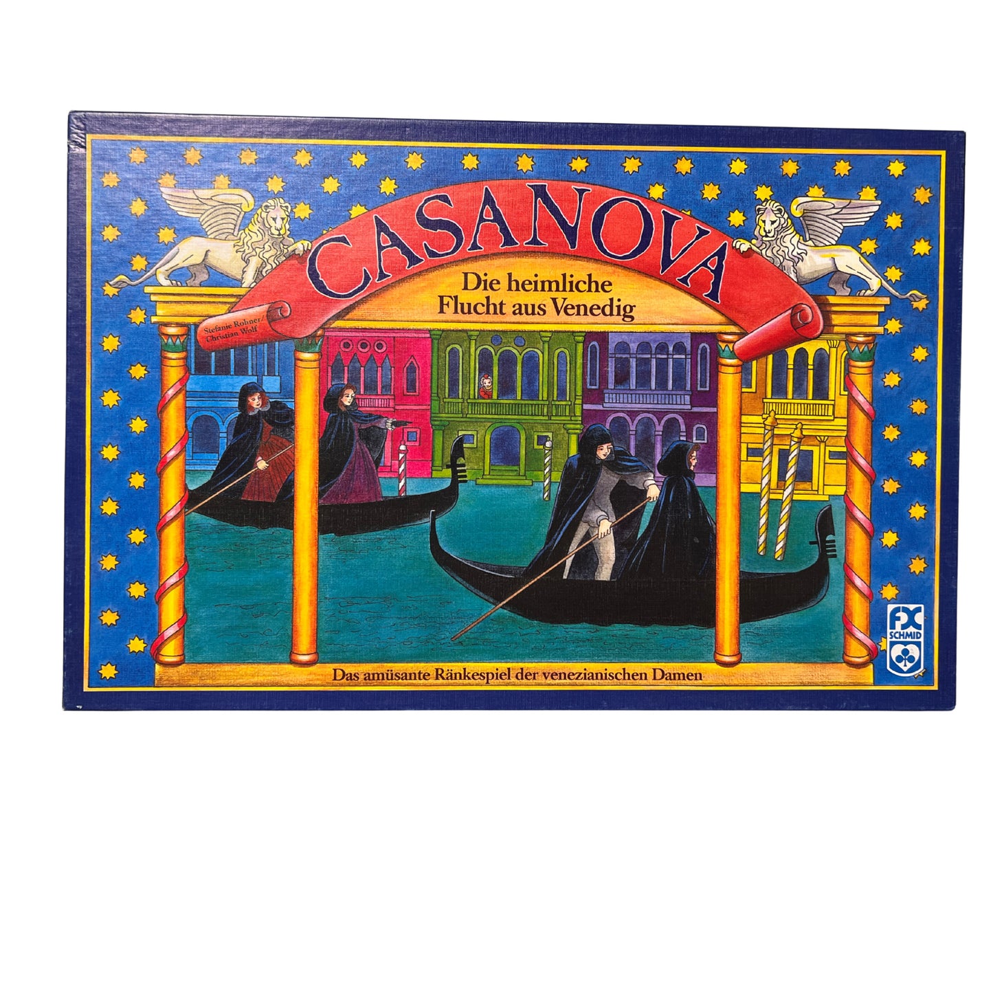 Casanova Die heimliche Flucht aus Venedig FX Schmid 90er Spiel – SKU A9695 – Gesellschaftsspiel gebraucht kaufen bei Brettspielimperium
