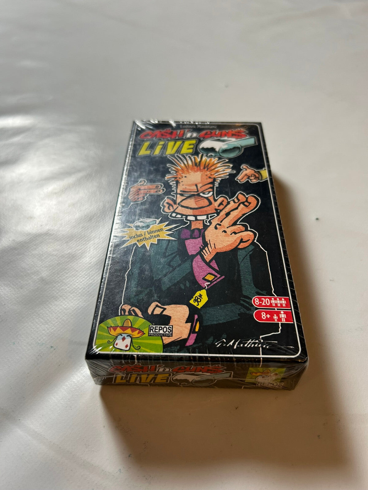 CASH’ GUNS LIVE – KARTENSPIEL MIT TRILLERPFEIFE  - NEU in Folie - Ansicht 3