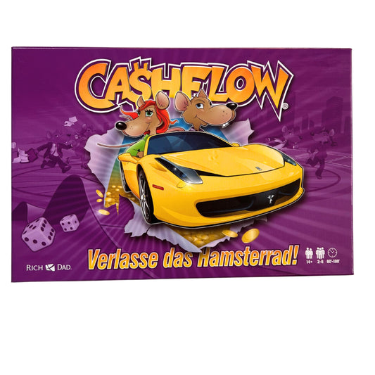 Cashflow - Brettspiel Verlasse das Hamsterrad Deutsch 2018 – SKU A11189 – Gesellschaftsspiel gebraucht kaufen bei Brettspielimperium