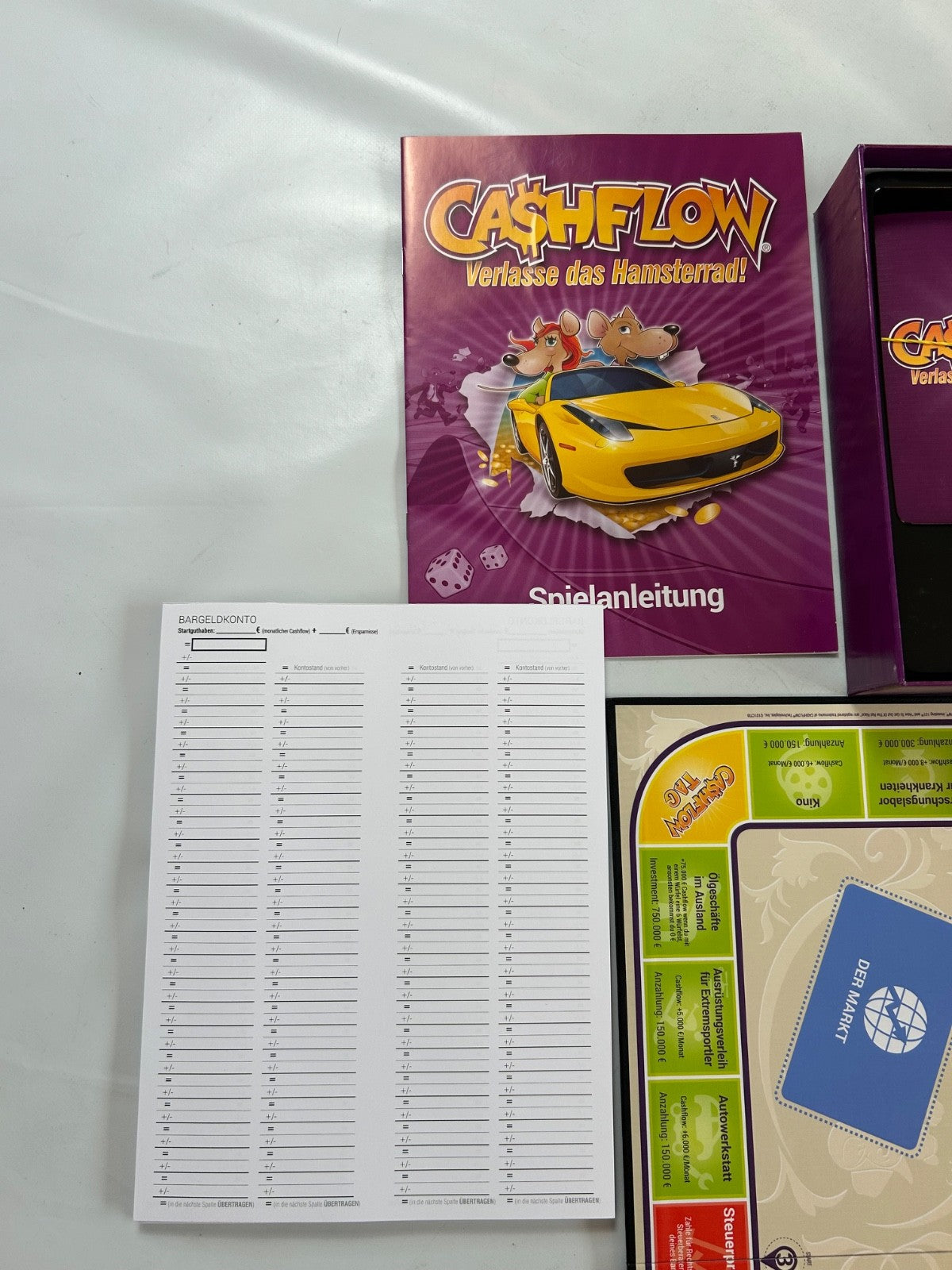 Cashflow - Brettspiel Verlasse das Hamsterrad Deutsch 2018 - Vollständig - Ansicht 7