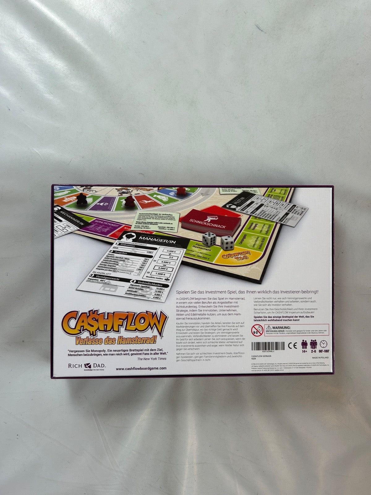 Cashflow - Brettspiel Verlasse das Hamsterrad Deutsch 2018 - Vollständig - Ansicht 9