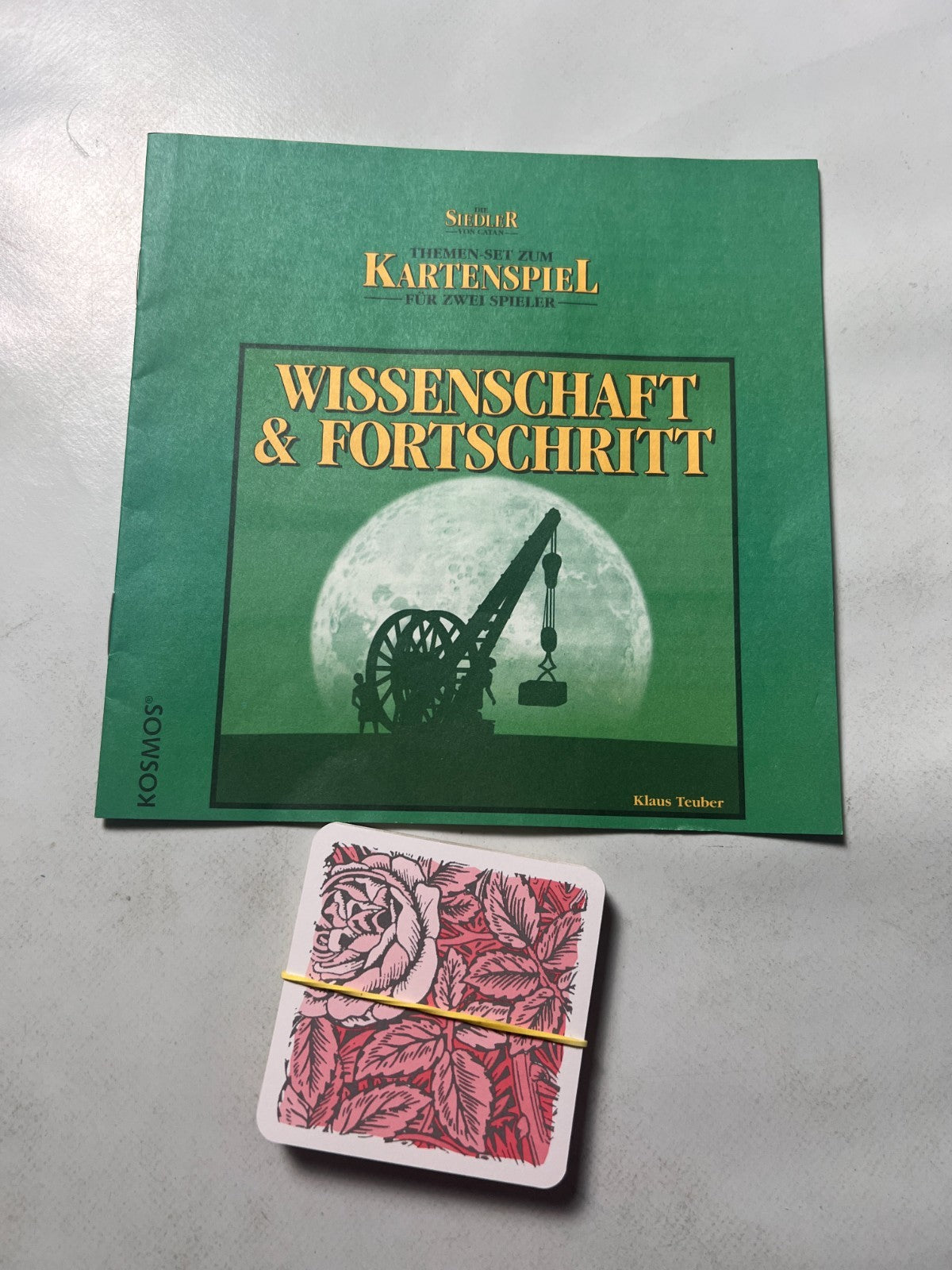 Catan Kartenspiel Erweiterung Wissenschaft & Fortschritt  ohne OVP Vollständig - Ansicht 4