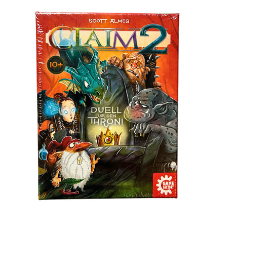 CLAIM 2 KARTENSPIEL VON GAME FACTORY NEU – SKU A11327 – Kartenspiel gebraucht kaufen bei Brettspielimperium