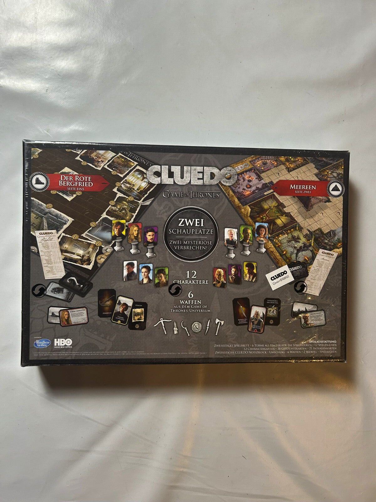 Cluedo Game of Thrones Collector's Hasbro Spiel - Neu in Folie - Ansicht 8