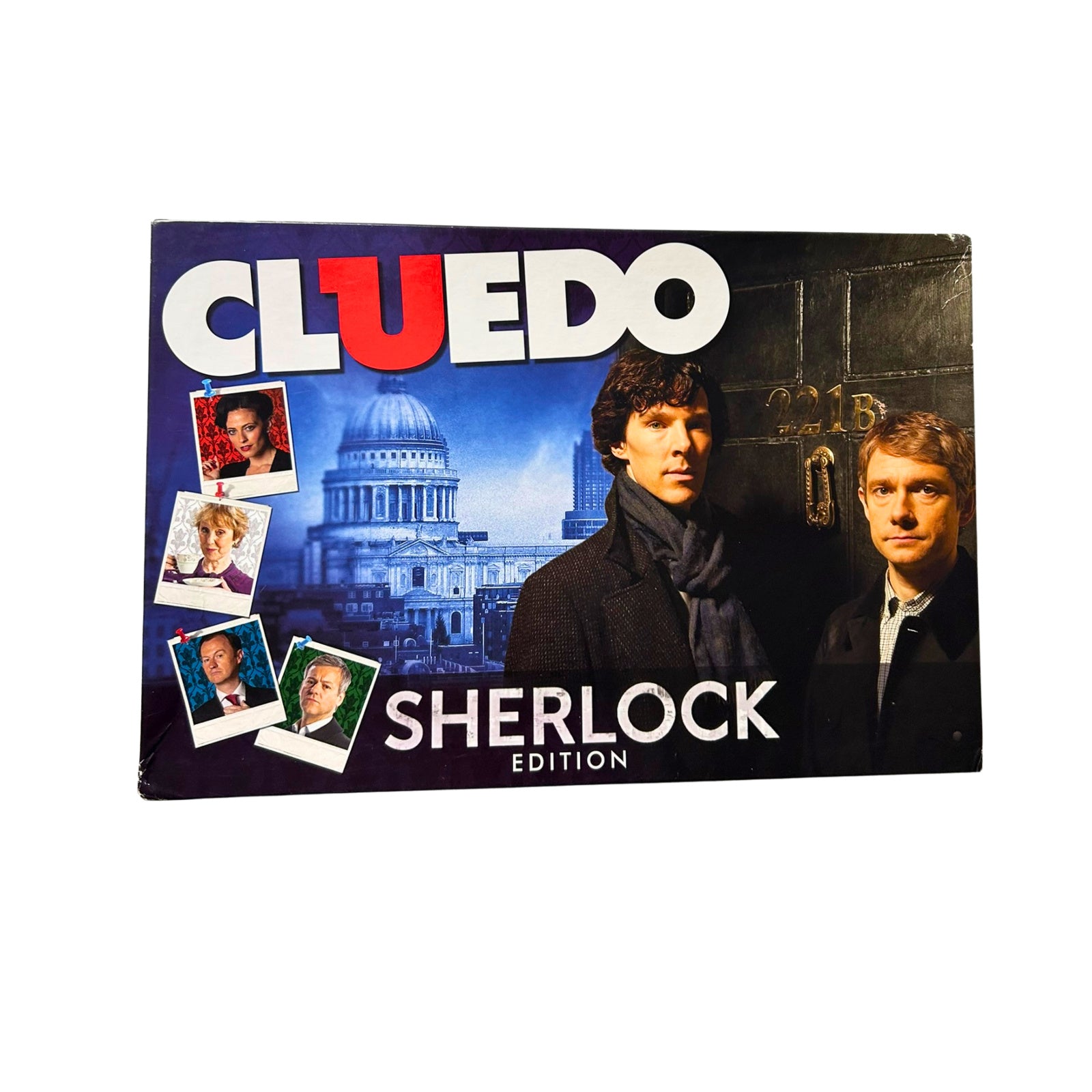 CLUEDO Gesellschaftsspiel Sherlock Edition – SKU A8615 – Gesellschaftsspiel gebraucht kaufen bei Brettspielimperium