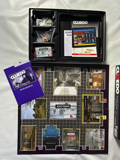 CLUEDO Gesellschaftsspiel Sherlock Edition  Vollständig - Ansicht 9