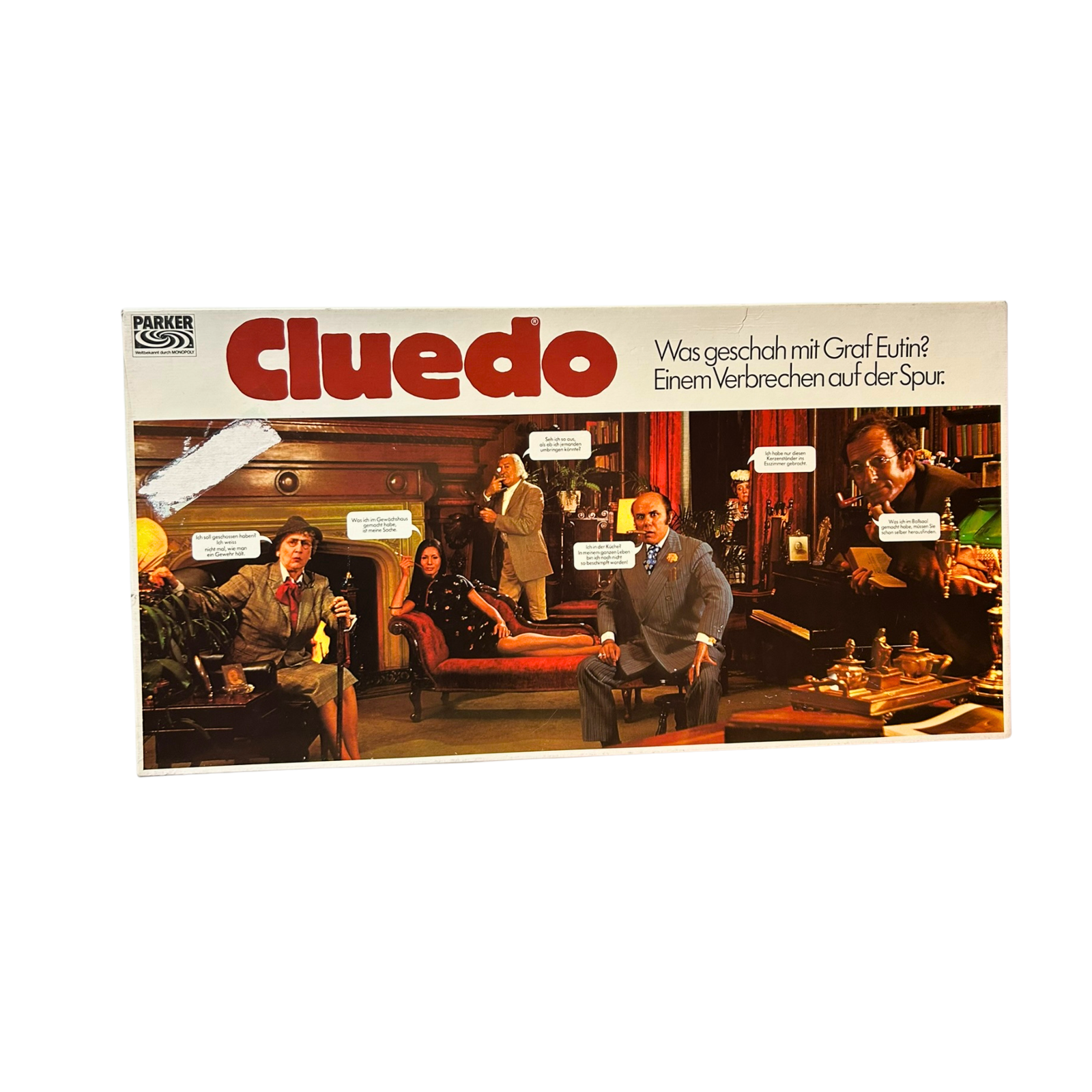 CLUEDO Was geschah mit Graf Eutin?  Parker 1992  Vollständig - Ansicht 1
