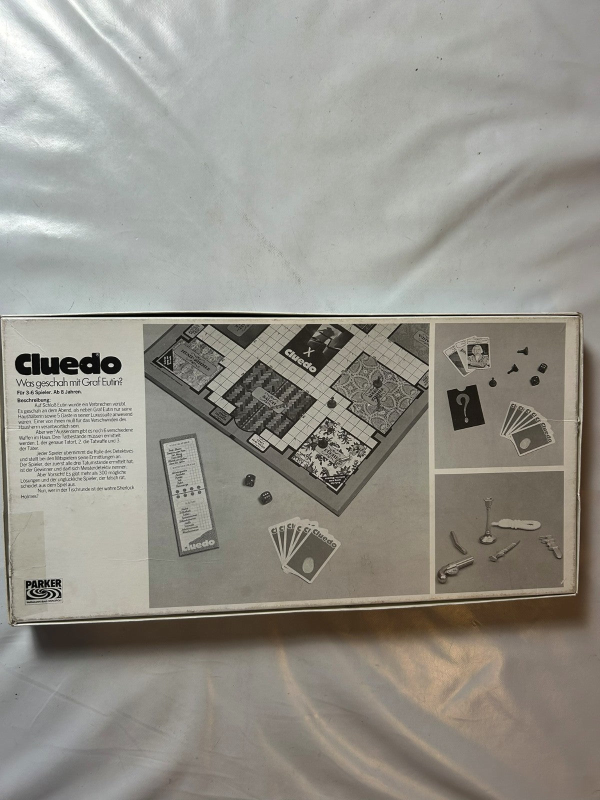 CLUEDO Was geschah mit Graf Eutin?  Parker 1992  Vollständig - Ansicht 11