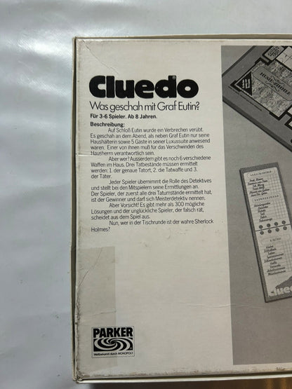 CLUEDO Was geschah mit Graf Eutin?  Parker 1992  Vollständig - Ansicht 13